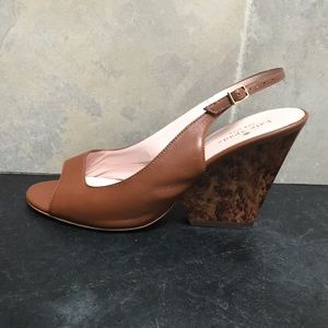Kate Spade Burl Wedge Sling Backs